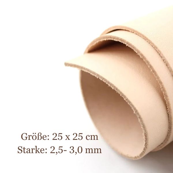 Leder Panel 25x25 cm