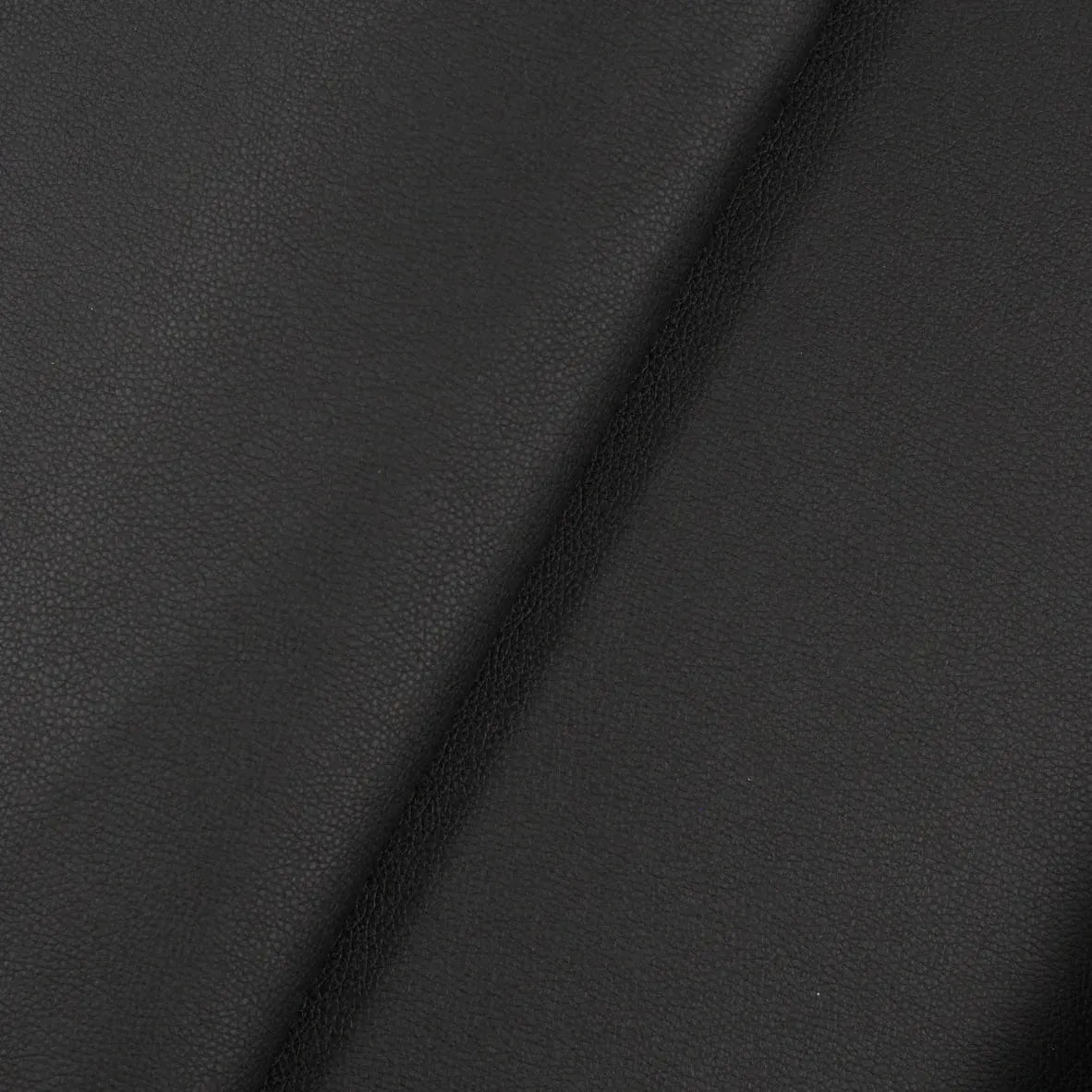 Kunstleder Phoenix – Hochwertige Meterware in Schwarz