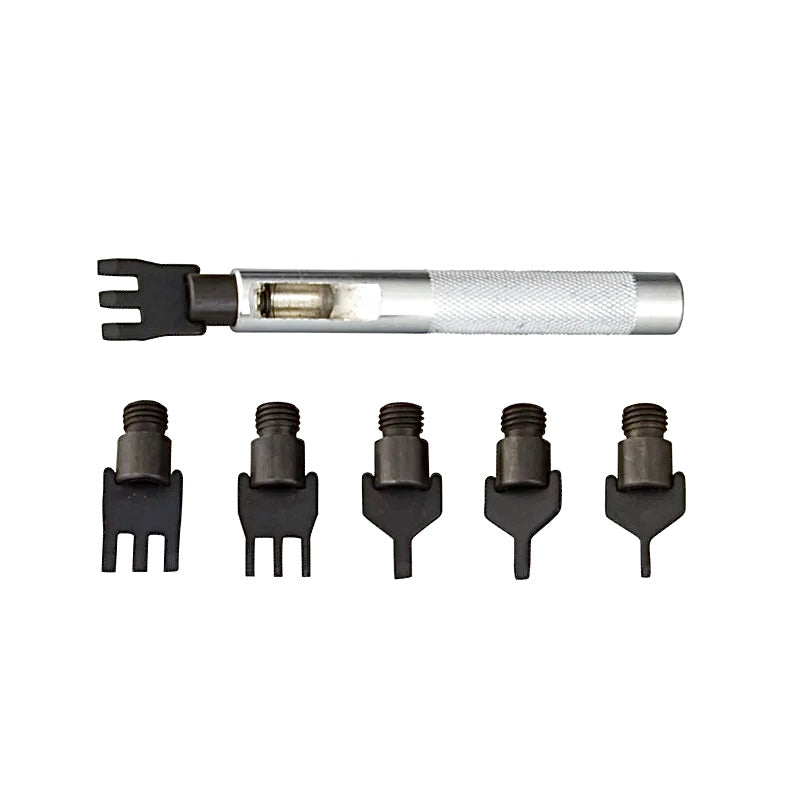 Lochstanzen-Set für Schnürlöcher – 6-teiliges