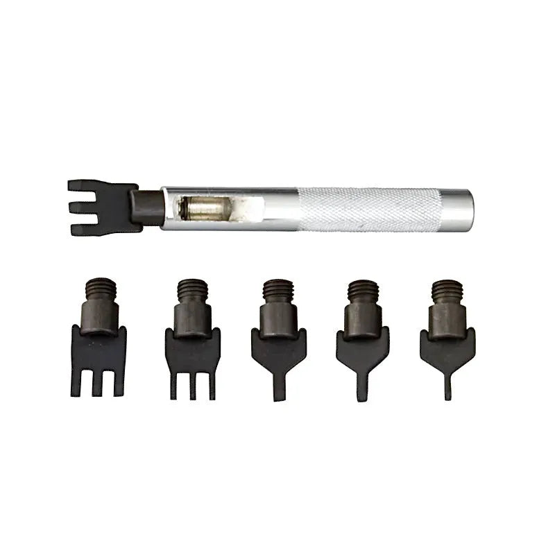 Lochstanzen-Set für Schnürlöcher – 6-teiliges