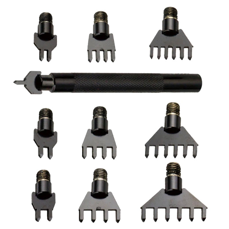 Diamantform Lochstanzen-Set – 11-teiliges Profi-Werkzeug