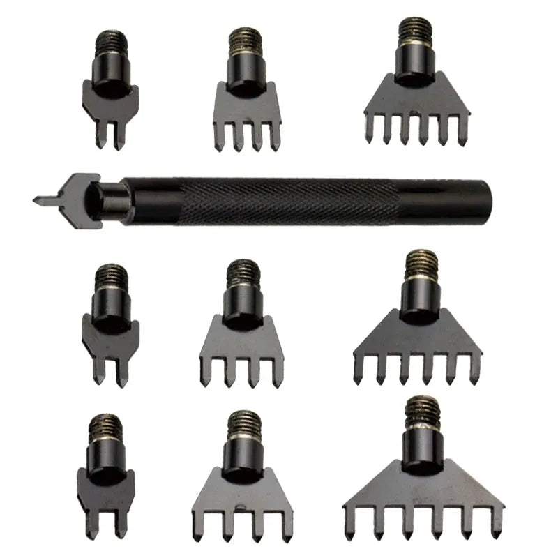 Diamantform Lochstanzen-Set – 11-teiliges Profi-Werkzeug