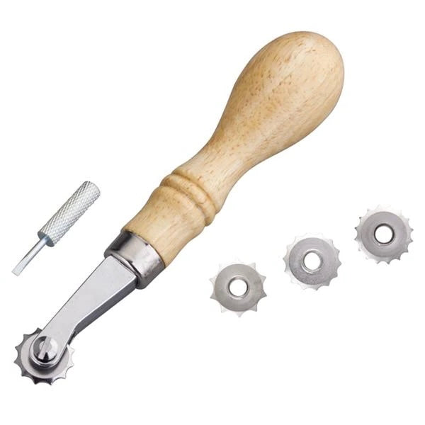 Nahtmarkierer Set – 6-teiliges Profi-Werkzeug für Lederhandwerk