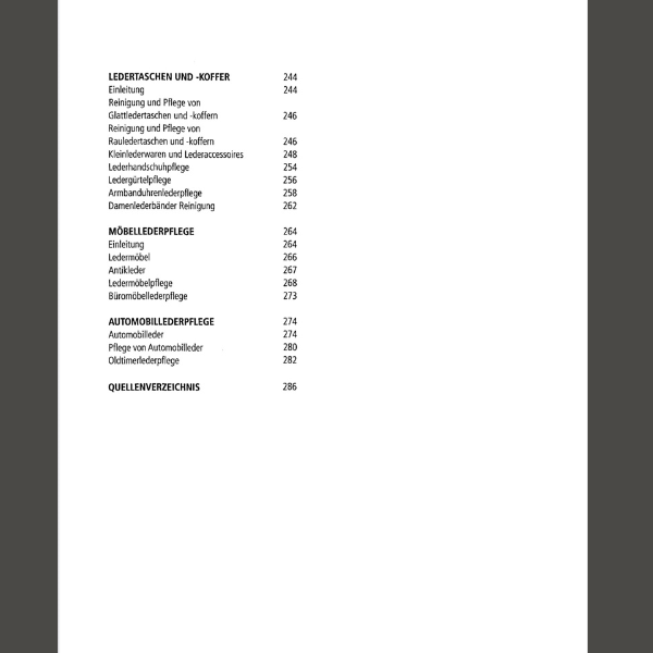 Das große Buch der Lederpflege: Schuhpflege – Bekleidung – Möbelpflege
