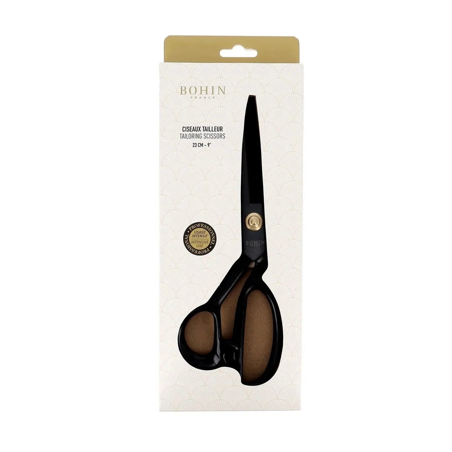 Bohin Schneiderschere | 23 cm Schwarz | Schneiderschere - Klever Leder