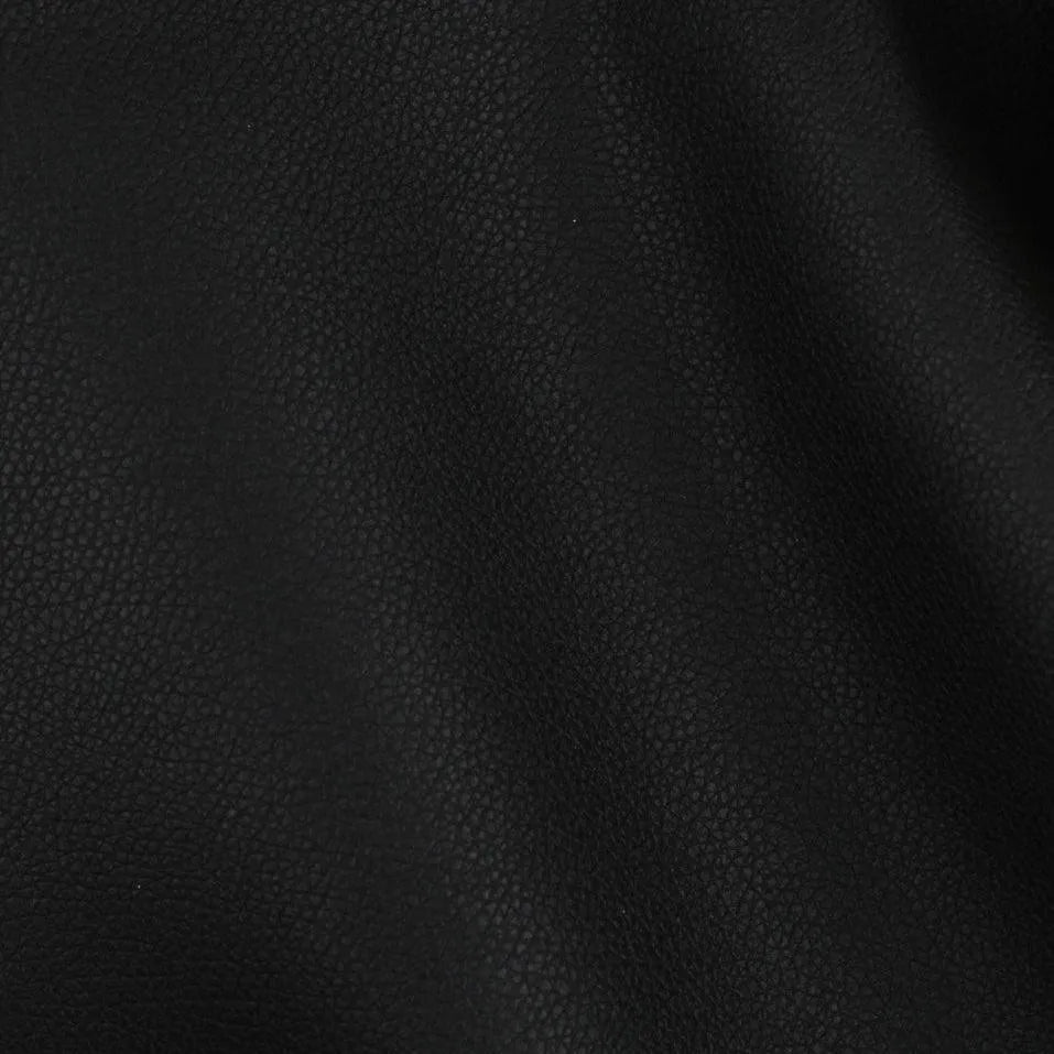 PVC Kunstleder Phoenix in Schwarz | 30x140 cm Rest Stück - Klever Leder