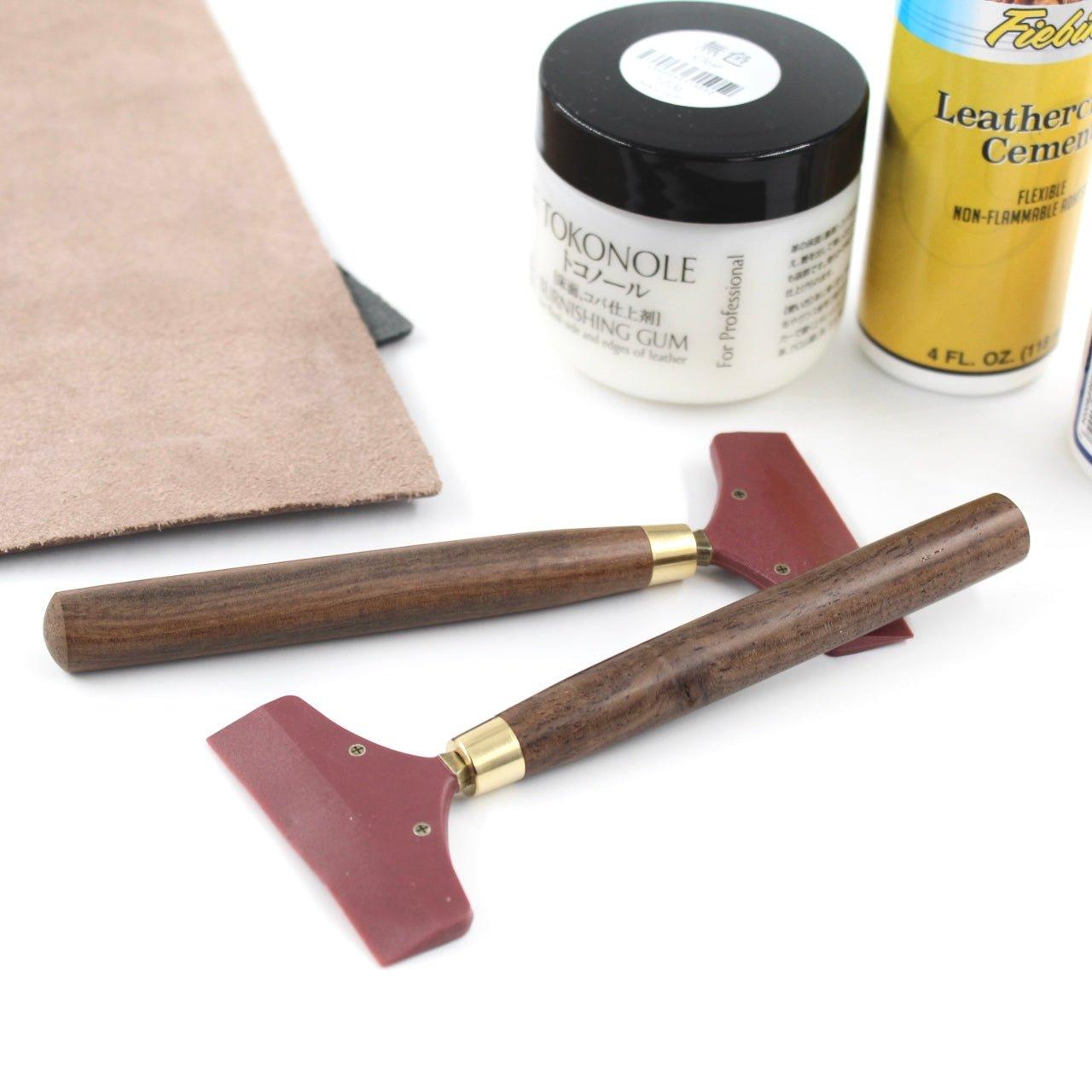 Sandelholz Silikon Applikator für Leder 58 mm - Klever Leder