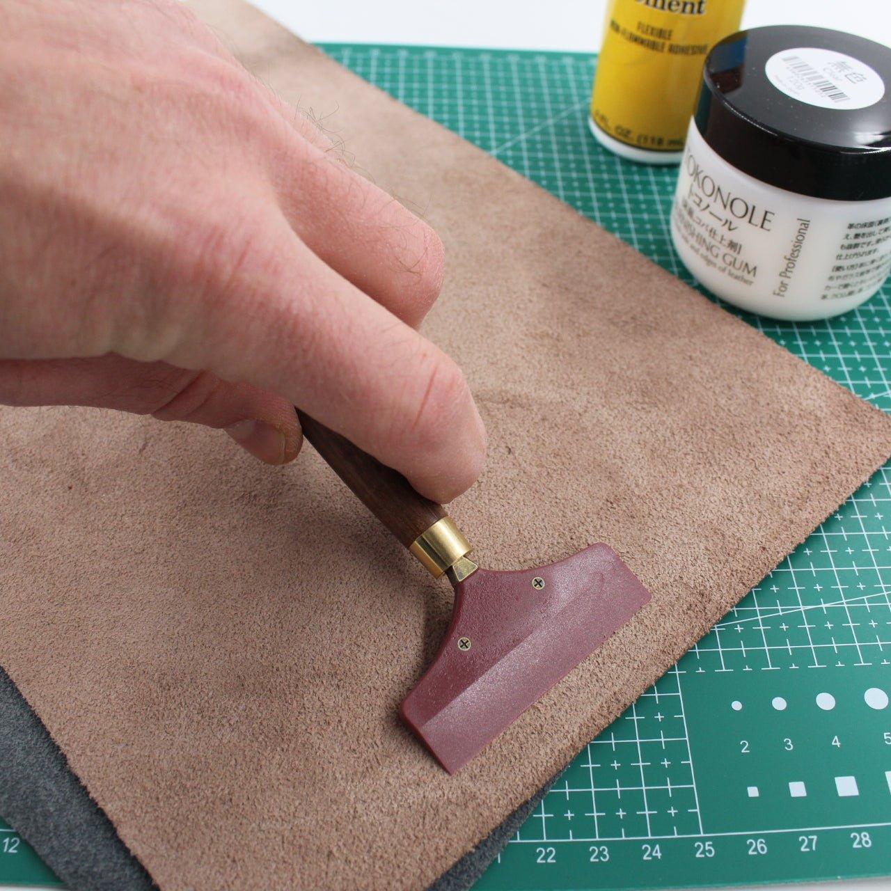Sandelholz Silikon Applikator für Leder 58 mm - Klever Leder