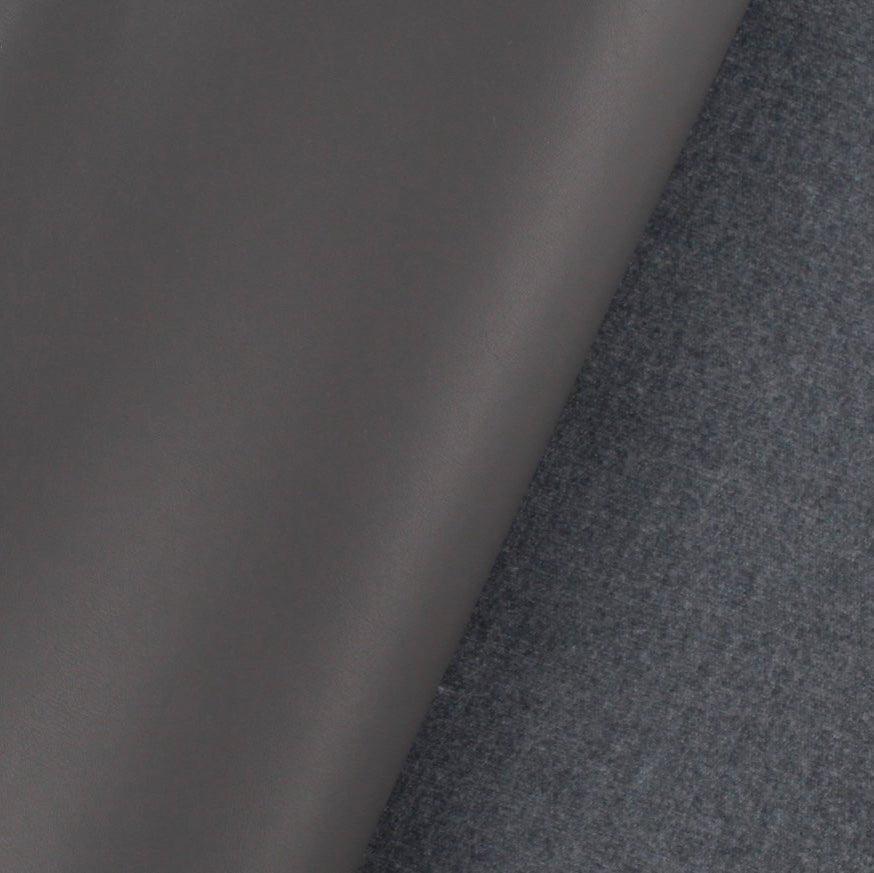 Weiches Kunstleder für Bekleidung und Dekoartikel 35 cm | Antracite - Klever Leder