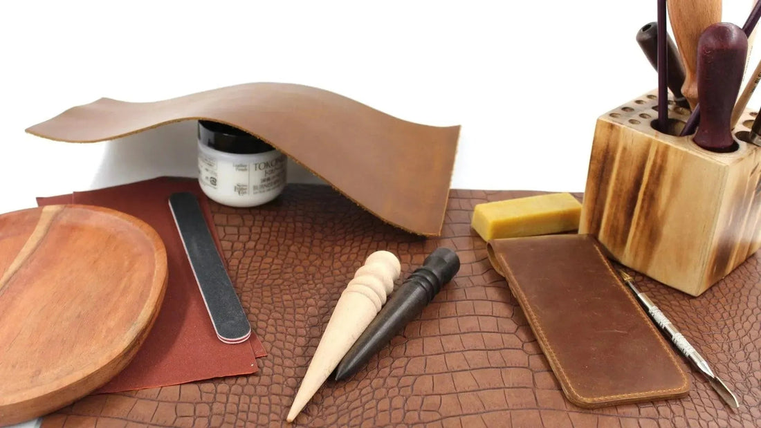 Kantenpolierer: Techniken für Lederbearbeitung - Klever Leder