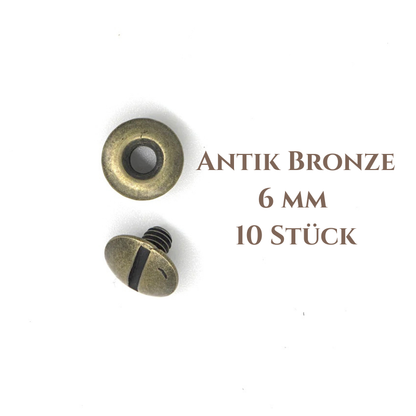 Buchschrauben 6 mm In Bronze