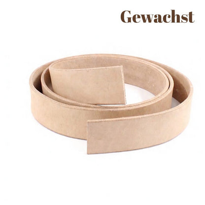 Rindslederriemen für Gürtel 38 mm – mit abgerundeten Kanten