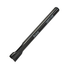 Schwarzes Lederwerkzeug mit Gravur, ideal für Lederbearbeitung und Handwerk