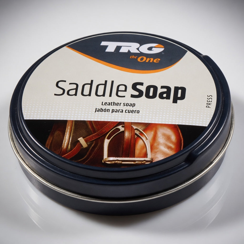 Runde TRG Saddle Soap Lederseife Dose für Reinigung und Pflege von Lederprodukten