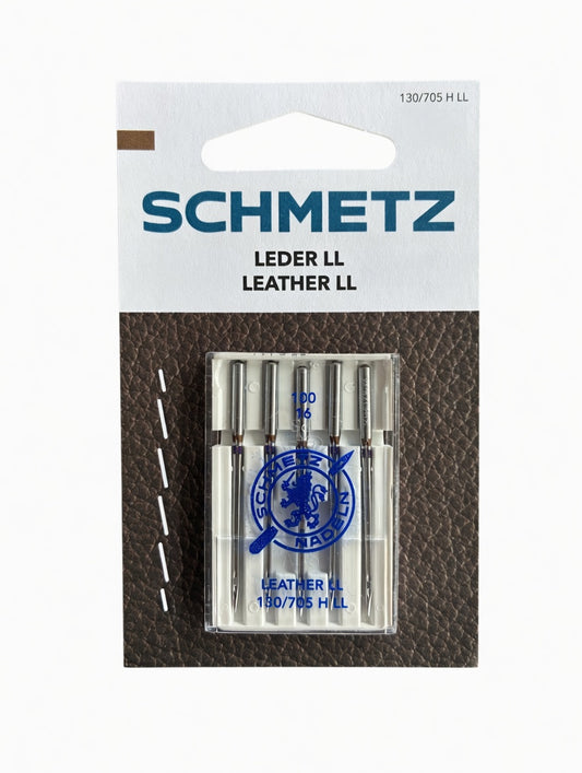 Schmetz Leder-Nähmaschinennadeln 130/705 H LL, ideal für Lederprojekte und Handwerker