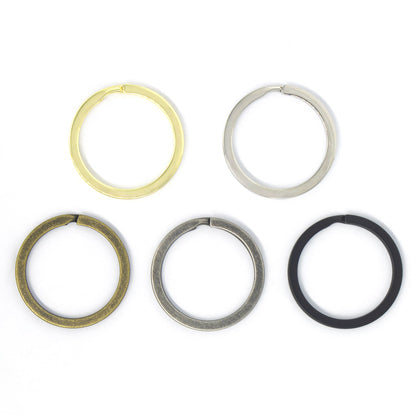 Lederwerkzeuge: Metallringe in Gold, Silber, Bronze, Antik und Schwarz für Lederprojekte
