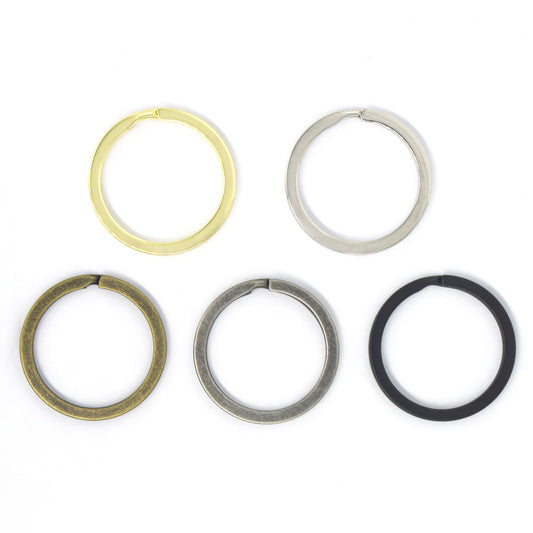 Lederwerkzeuge: Metallringe in Gold, Silber, Bronze, Antik und Schwarz für Lederprojekte