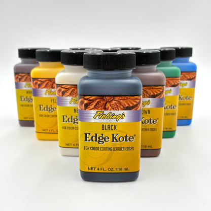 Fiebing's Edge Kote in Schwarz und anderen Farben für die Kantenfärbung von Leder
