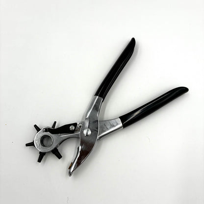 Lochzange mit verstellbarem Lochdurchmesser für Leder und Kunstleder, ideal für Handwerker und Bastler