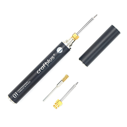 craf+plus® Professional Thread Burner mit Ersatzspitzen für Lederwerkzeuge