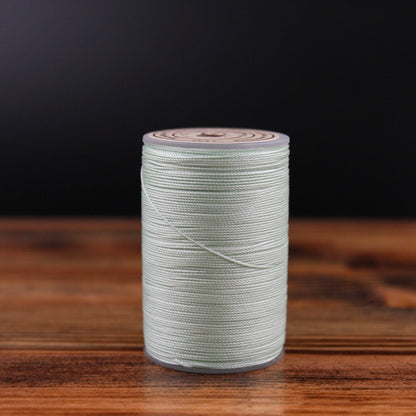 Gewachstes Nähgarn in Minz für Lederhandwerk, 0,45 mm dick, 80 Meter auf Spule für kreative DIY-Projekte