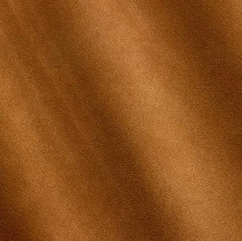 Veloursleder Riva in der Farbe Cognac – samtweiche Oberfläche mit warmem, goldbraunem Farbton, ideal für luxuriöse Designs und hochwertige Accessoires.