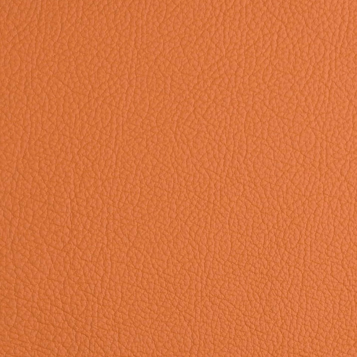 Geprägtes Leder der Kollektion Miami in Dusty Orange, mit warmem, lebendigem Farbton und feiner Struktur, ideal für ausdrucksstarke Designprojekte.