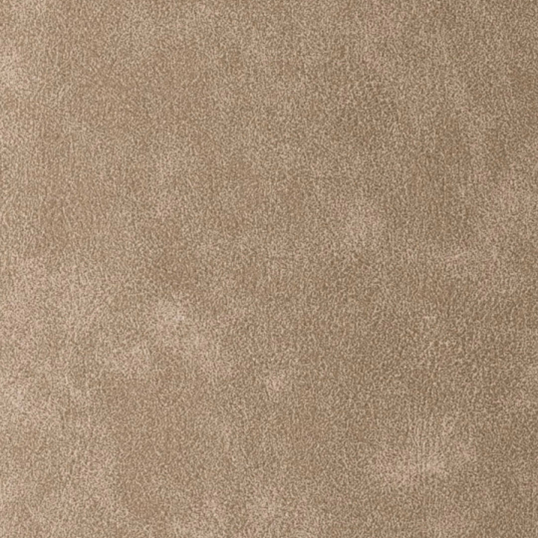 Nahaufnahme eines Kunstlederstücks in sanftem Beige mit leichter Struktur, ideal für Möbel und Dekoration.