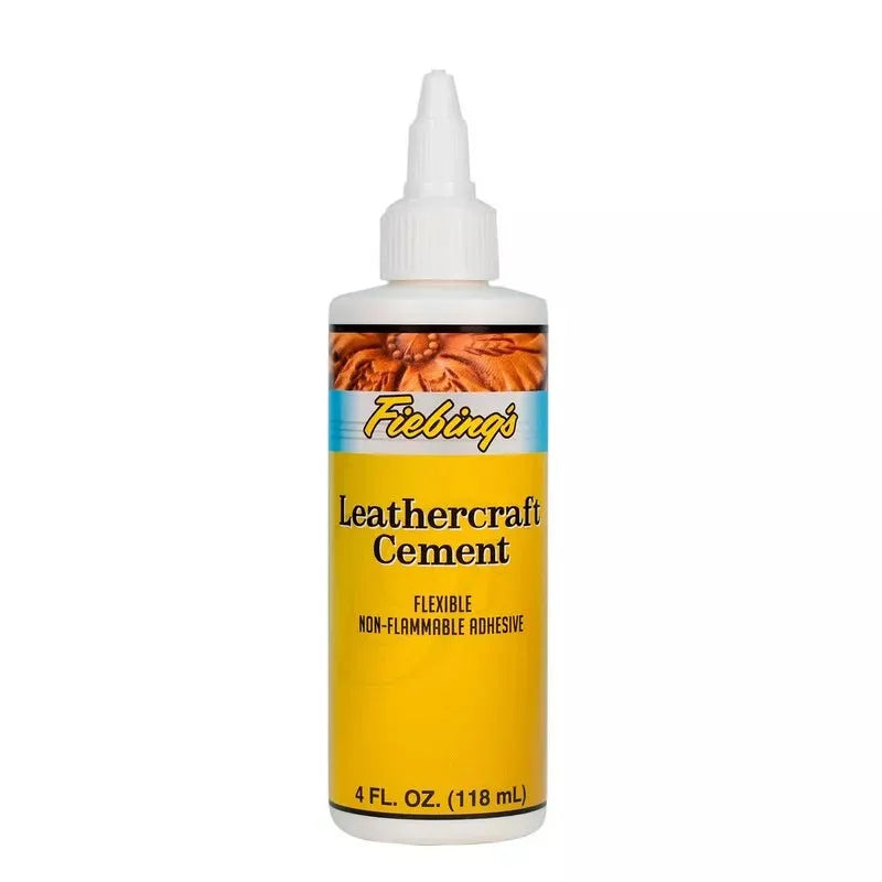 Flasche Fiebing's Leathercraft Cement Lederkleber, flexibler Klebstoff für Lederarbeiten