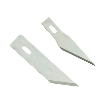 Ersatzklingen für ergonomisches Bastelmesser – spitz & breit, 5 Stück
