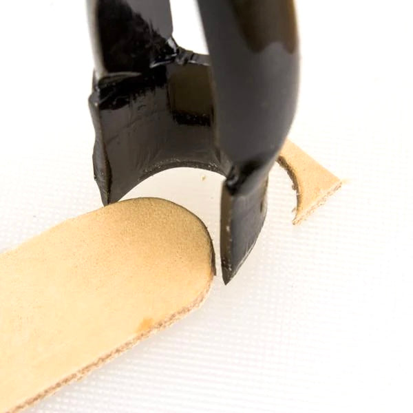 Die runde Form sorgt für ein harmonisches, modernes Gurtel Finish.