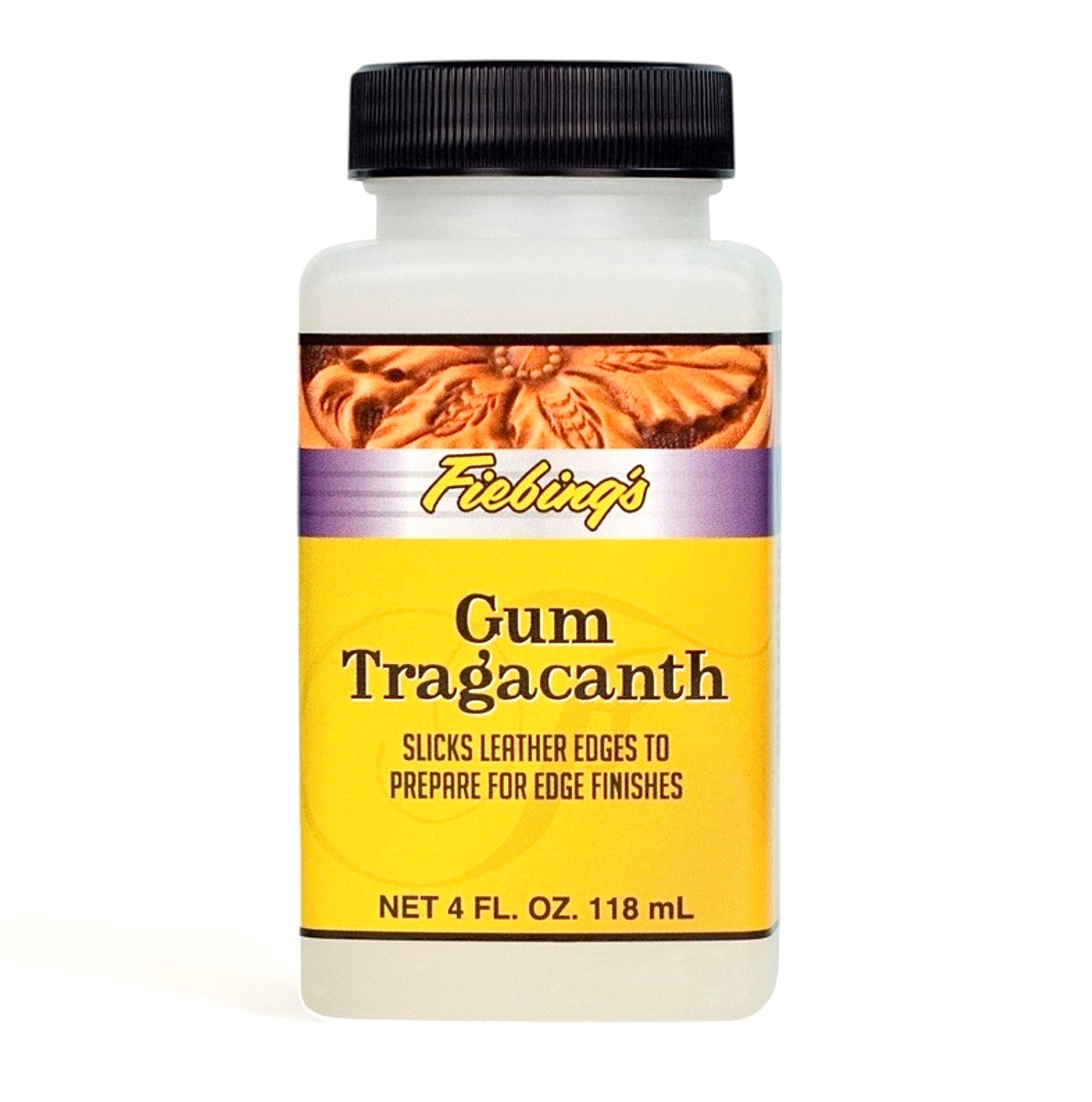 Fiebing’s Gum Tragacanth ist ein unverzichtbares Hilfsmittel für die Kantenbearbeitung im Lederhandwerk.