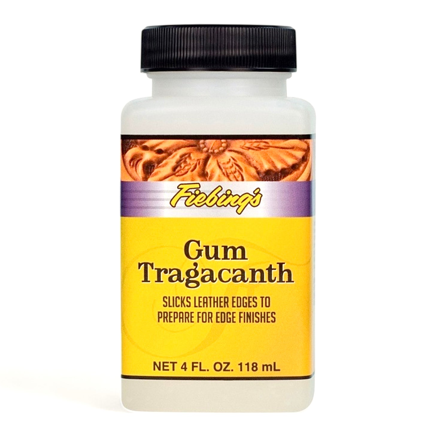 Fiebing’s Gum Tragacanth ist ein unverzichtbares Hilfsmittel für die Kantenbearbeitung im Lederhandwerk.