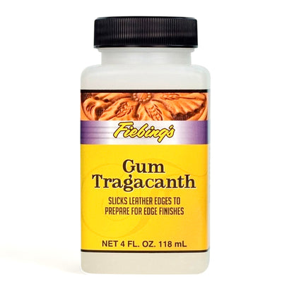 Fiebing’s Gum Tragacanth ist ein unverzichtbares Hilfsmittel für die Kantenbearbeitung im Lederhandwerk.