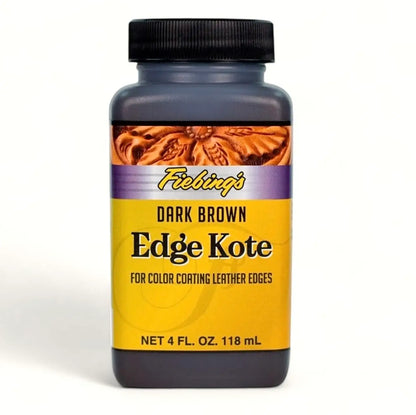 Fiebing's Edge Kote Dunkelbraun Flasche, Kantenfarbe für Lederkanten, 118 ml