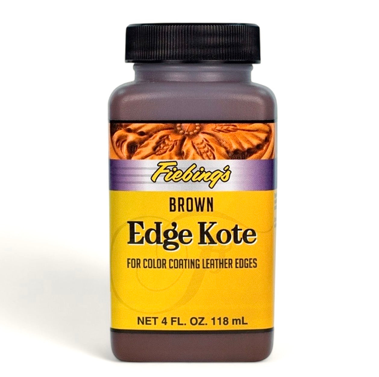 Braune Lederkantenfarbe Flasche, geeignet für Lederpflege und Kantenversiegelung