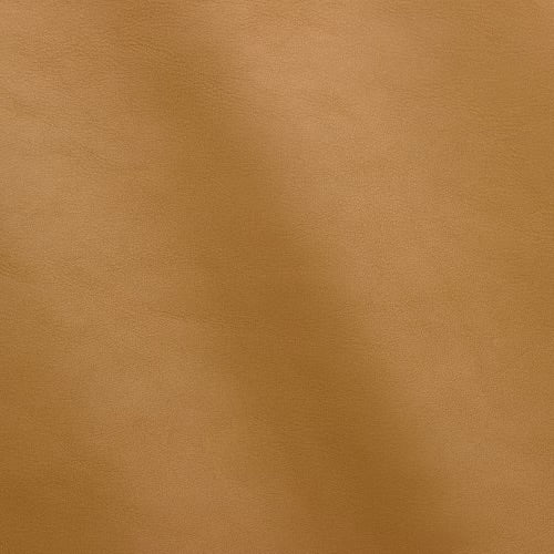 Glattes, hellbraunes Naturleder mit feiner Struktur, ideal für Lederhandwerk und Bastelprojekte