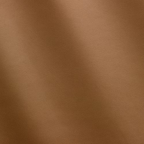 Nahaufnahme einer glatten, braunen Lederoberfläche mit feiner Struktur
