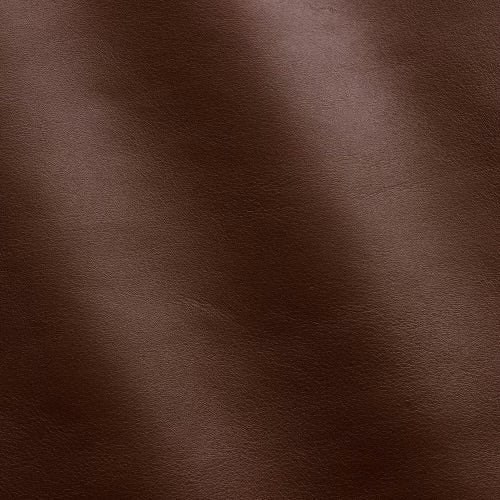 Braunes Echtleder mit feiner Struktur und sanften Lichtreflexen, Ledertextur Hintergrund