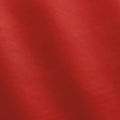 Glattes, rotes Echtleder Material, hochwertig, ideal für Lederprojekte und Handwerksarbeiten