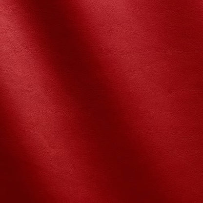 Rotes Leder mit glatter Oberfläche, Detailaufnahme, Material für Lederprojekte