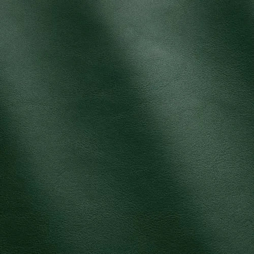 Glattes, dunkelgrünes Leder mit feiner Oberfläche, ideal für Handwerk und Bastelprojekte