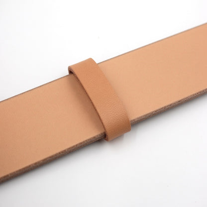 Hochwertiges Lederband in Naturfarbe mit Lederschlaufe für Bastelprojekte und Handwerk
