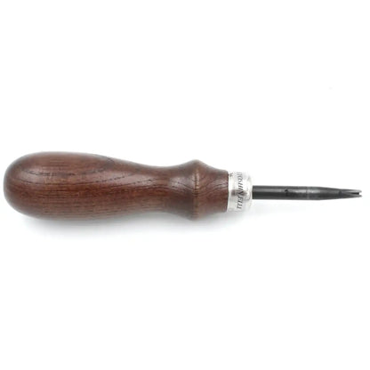 Lederwerkzeug mit Holzgriff, ideal für Lederbearbeitung und Handwerk