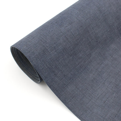 Dunkelblaues Leder mit feiner Textur, ideal für Handwerker und Bastlerprojekte