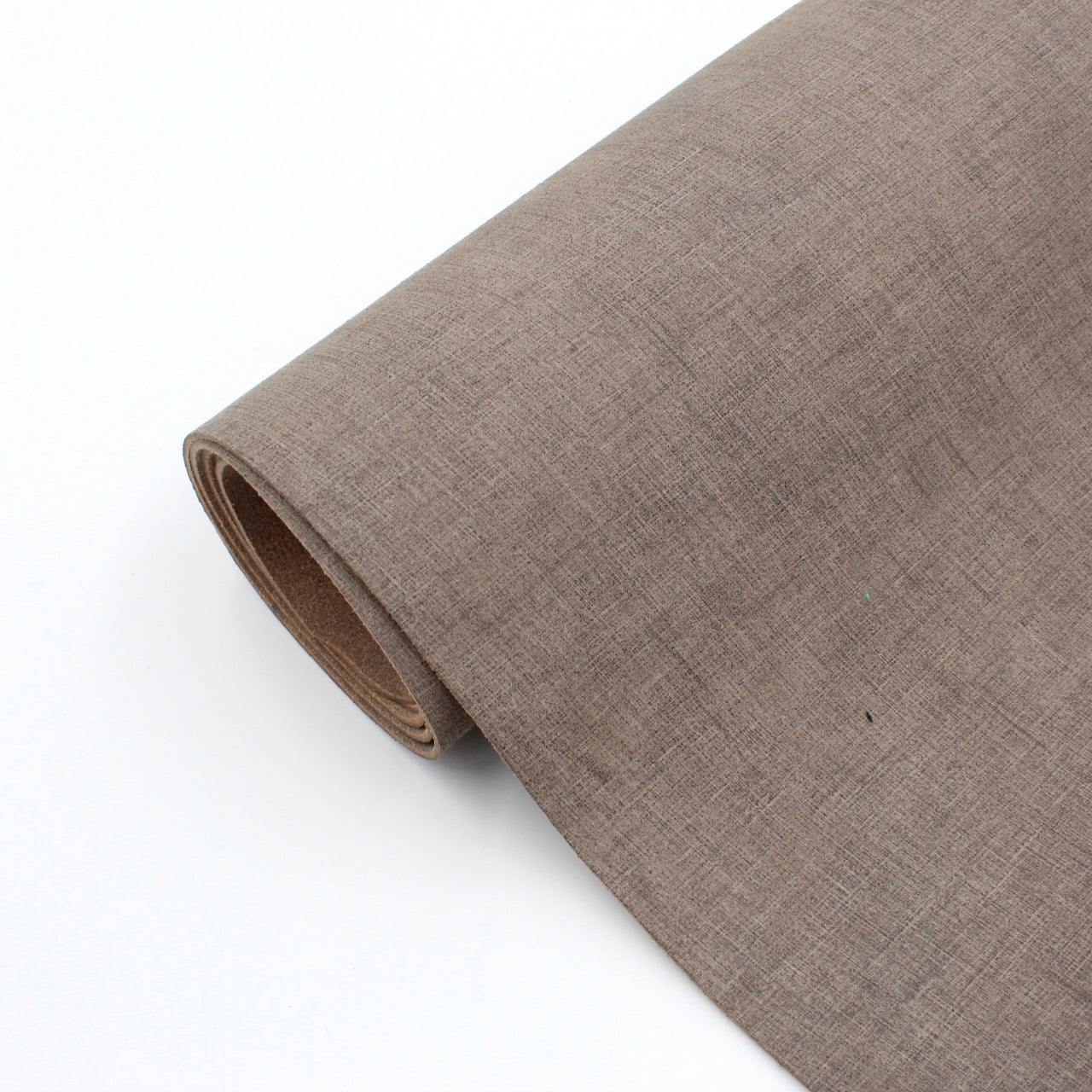 Taupes Leder mit feiner Textur, ideal für Handwerker und Bastlerprojekte
