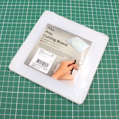 Poly Schneidematte für Lederarbeiten, 15x15 cm, ideal für Werkzeuge und Präzisionsschnitte