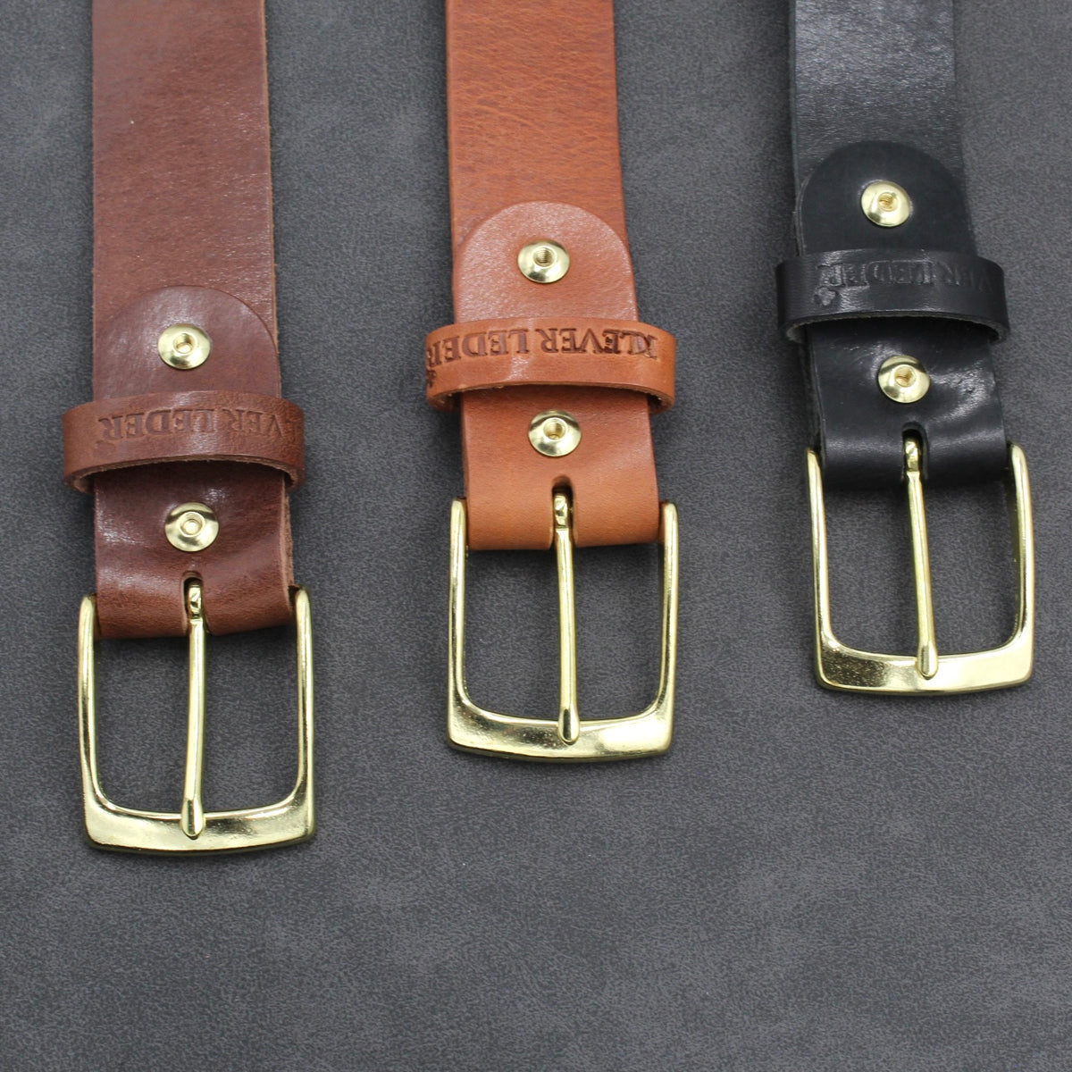 Gürtelschnalle 38 mm - Gold, poliert