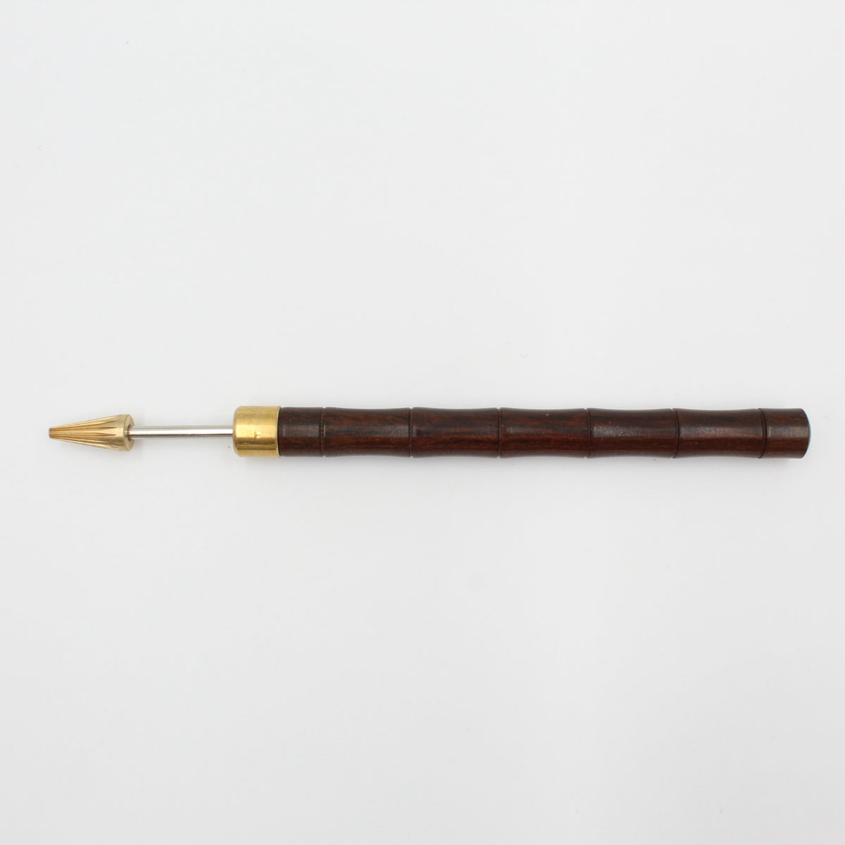 Premium Kantenfärber von Klever Leder mit ergonomischem Holzgriff und Metallspitze