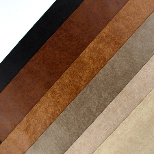 Kunstleder Vintage-Look Meterware | 6 Farben - Klever Leder